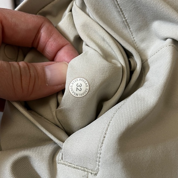 Lululemon Commission Slim Warpstreme Pants - Men's Size 32*27 - Beige - Picture 6 of 12
